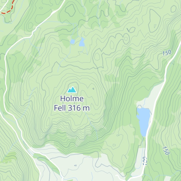 Map of Ivy Crag