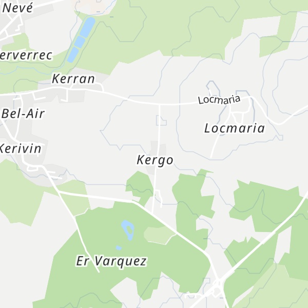Map of Gîte Keriker