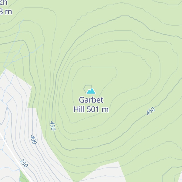 Map of Garbet Hill