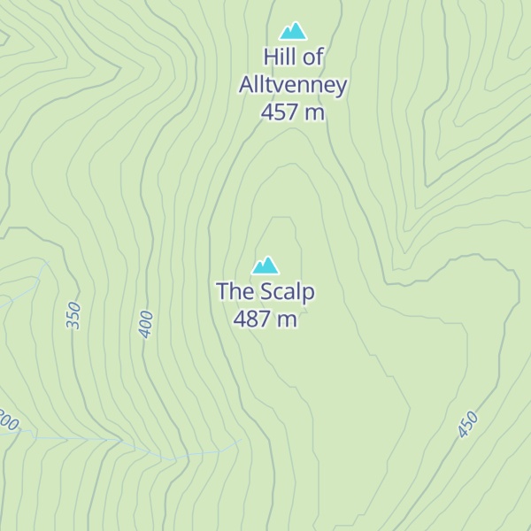 Map of The Scalp