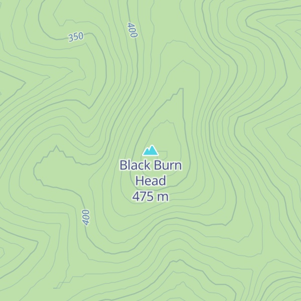 Map of Black Burn Head