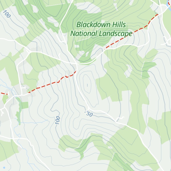 Map of Danes Hill