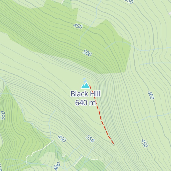 Map of Black Hill