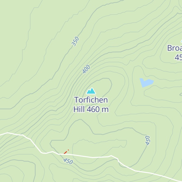 Map of Torfichen Hill
