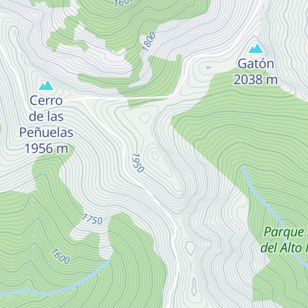 Map of Gatón Occidental