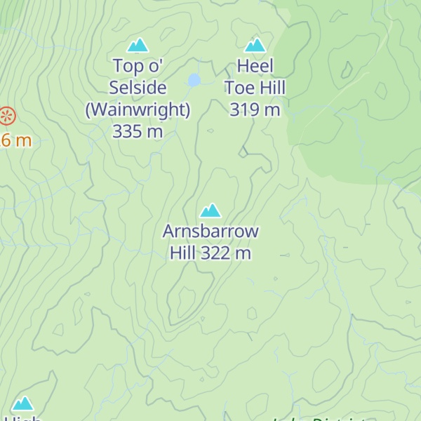 Map of Arnsbarrow Hill