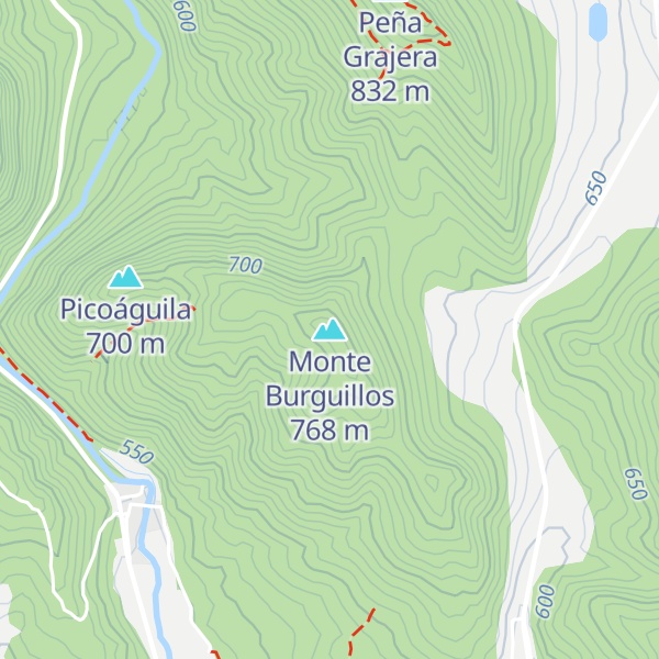 Map of Monte Burguillos