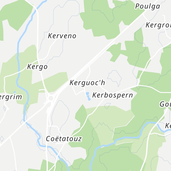 Map of Gîte Ty-Bihan