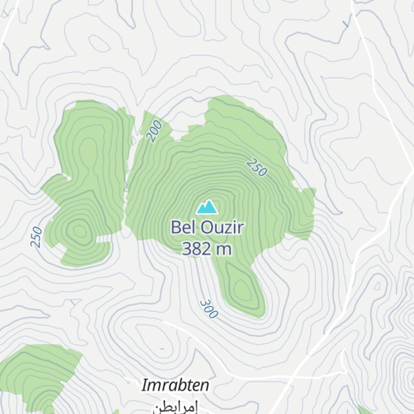 Map of Bel Ouzir