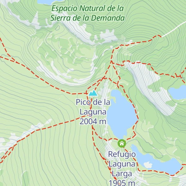 Map of Pico de la Laguna