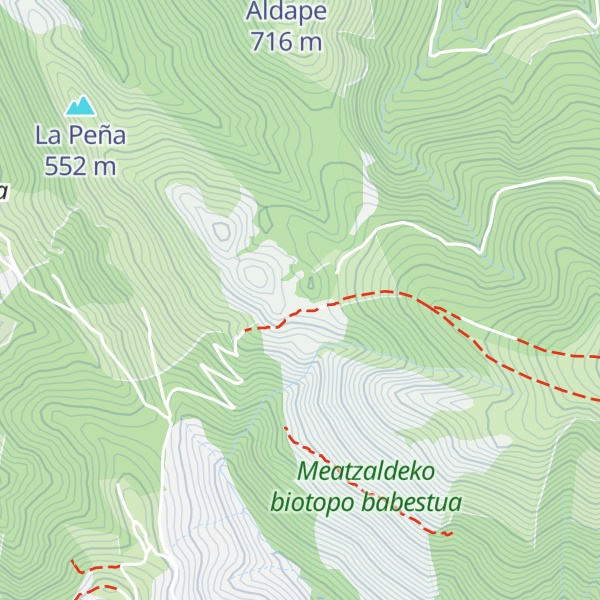 Map of Refugio de Eretza