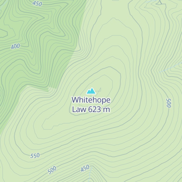 Map of Whitehope Law
