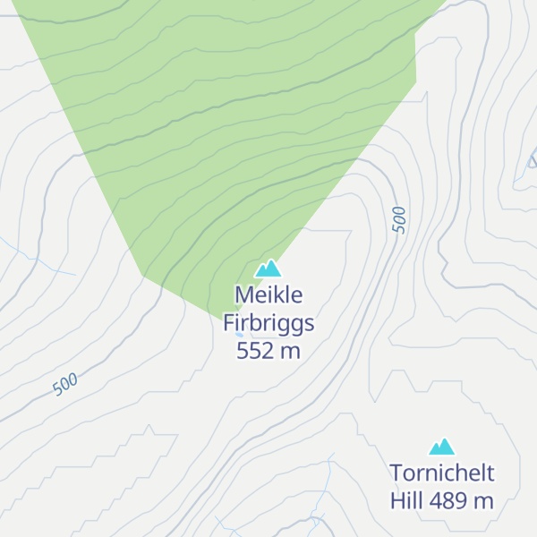 Map of Meikle Firbriggs