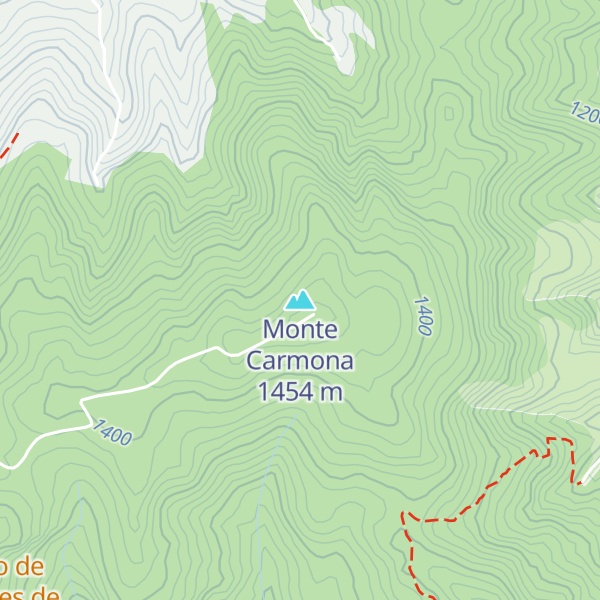 Map of Monte Carmona