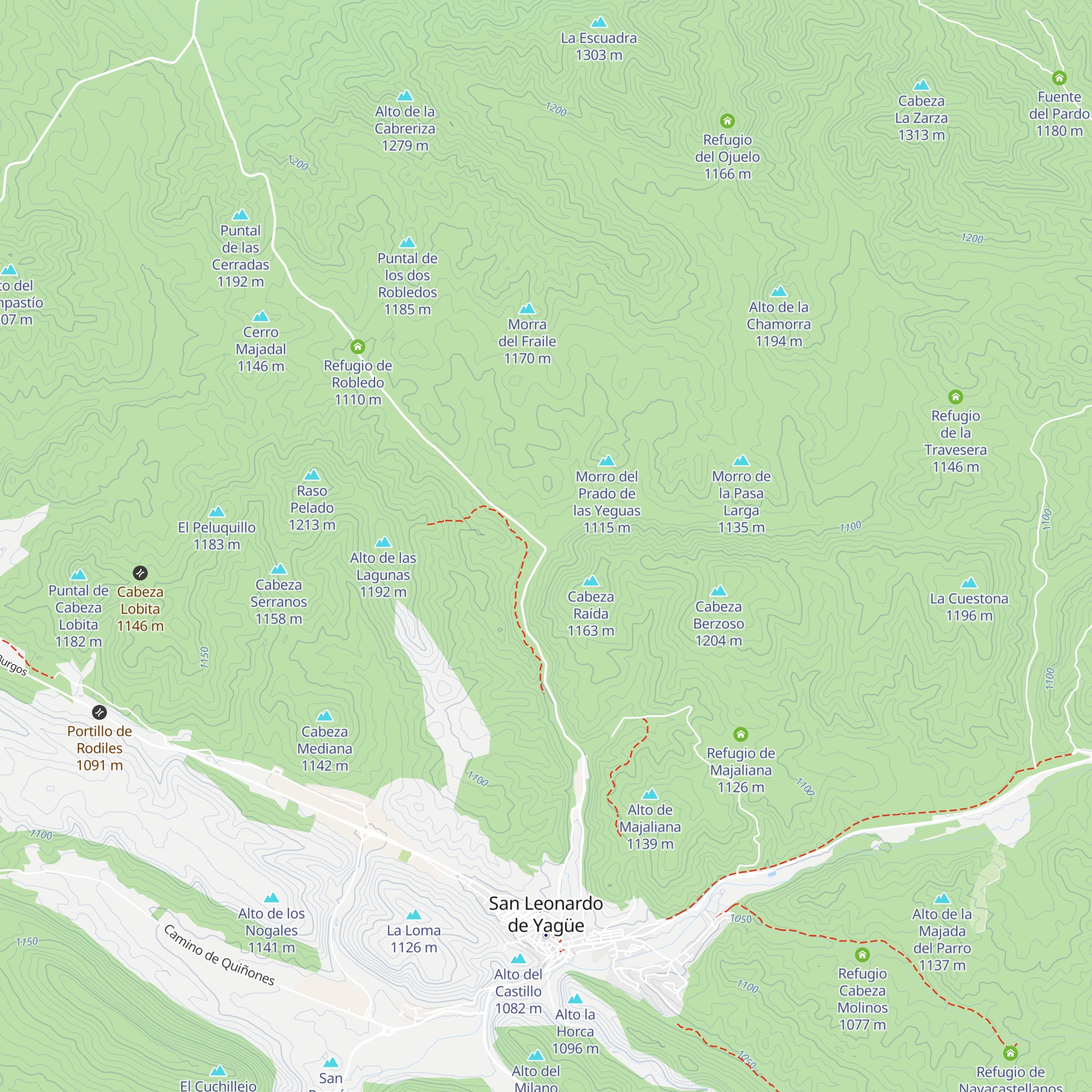 Refugio de la Caseta Blanca map