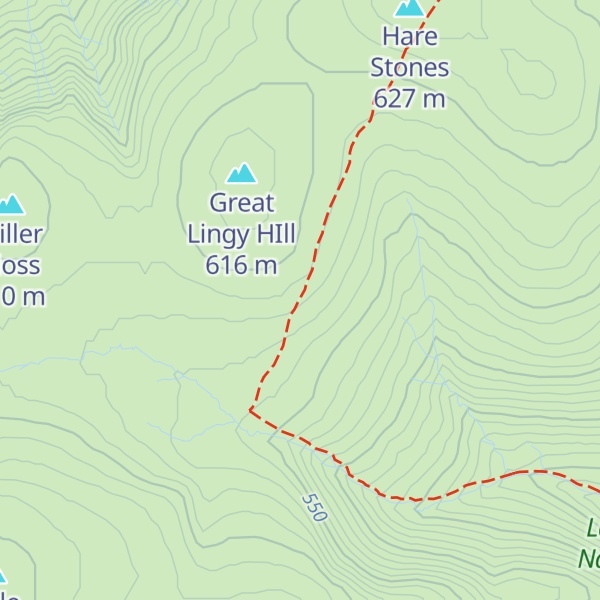Map of Great Lingy Hut