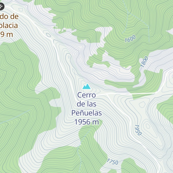 Map of Cerro de las Peñuelas
