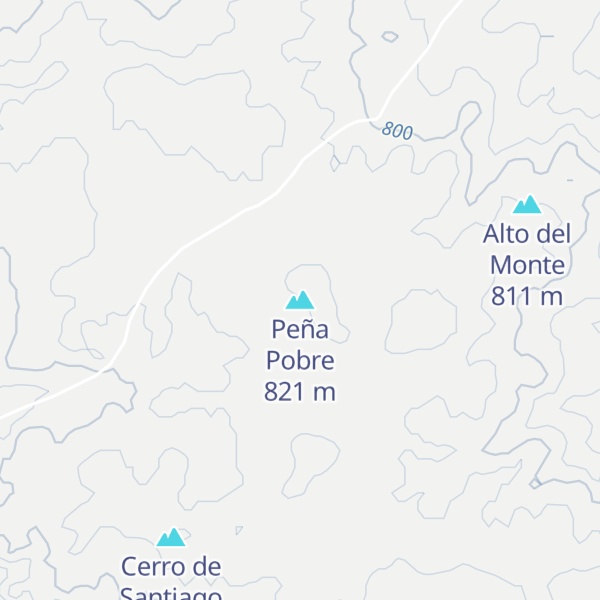 Map of Peña Pobre
