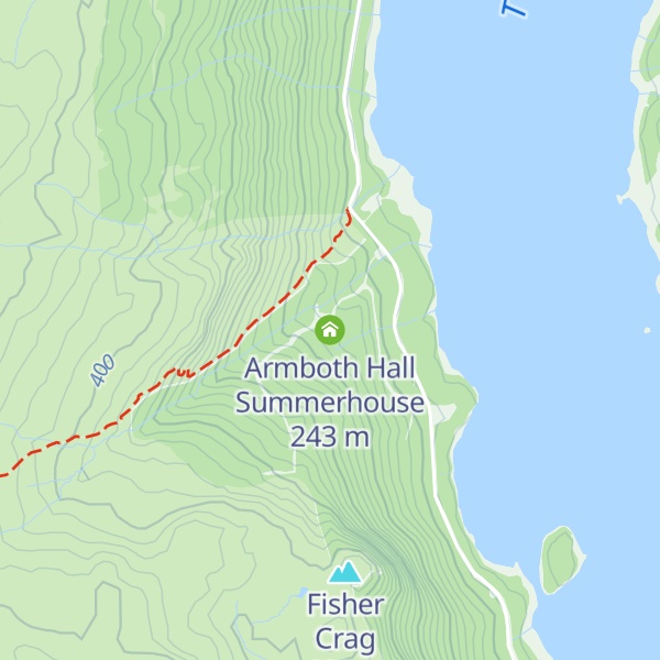 Map of Armboth Hall Summerhouse