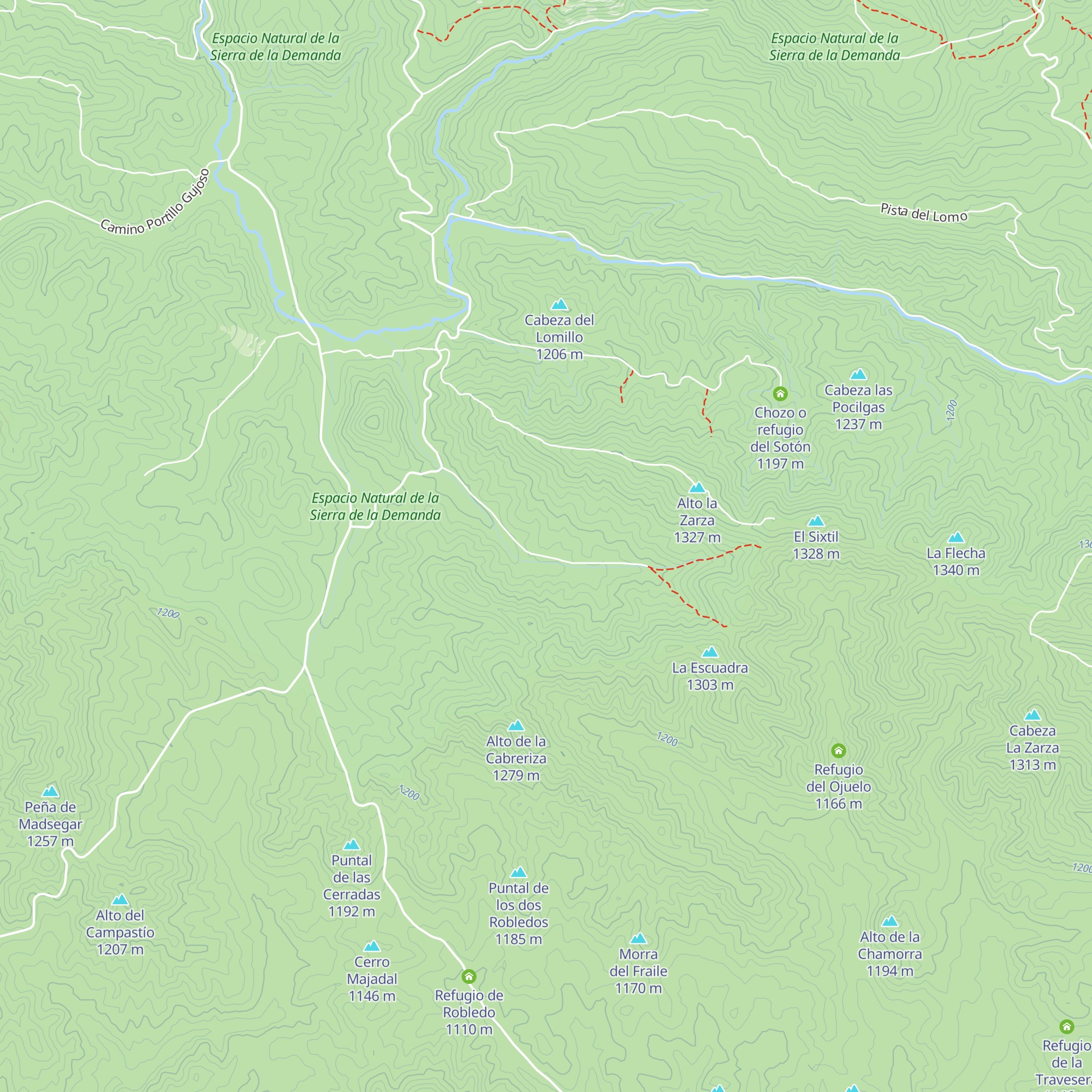 Refugio de Valdematanza map
