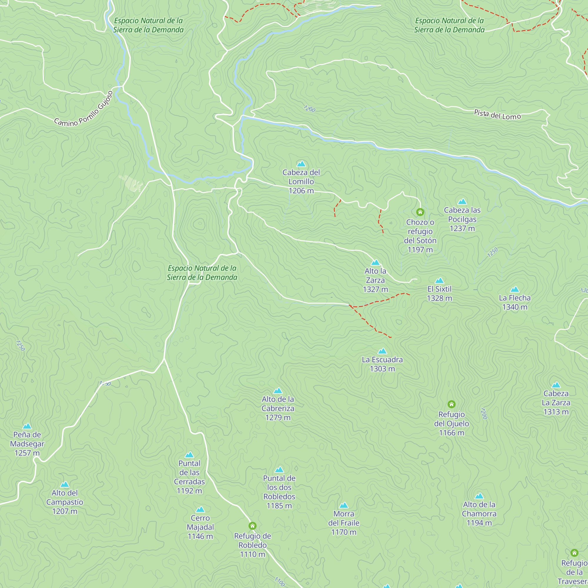 Refugio de Valdematanza map