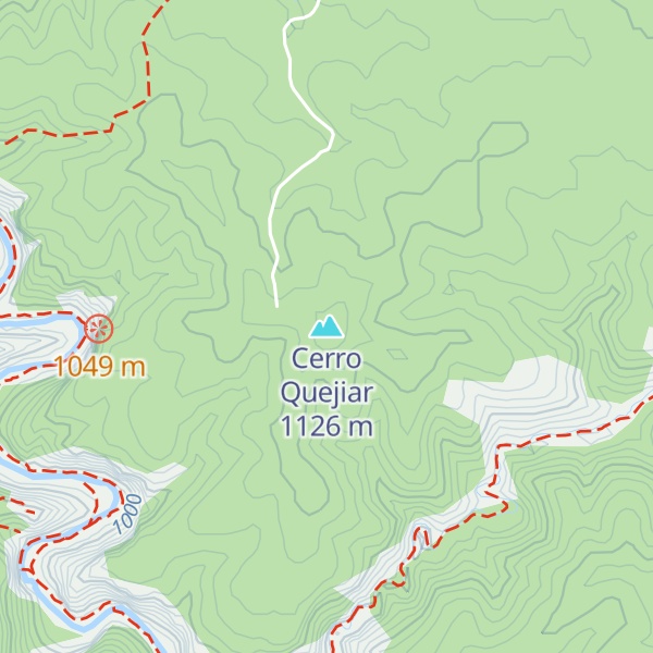 Map of Cerro Quejiar