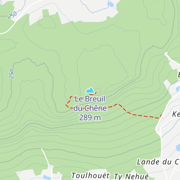 Map of Le Breuil du Chêne