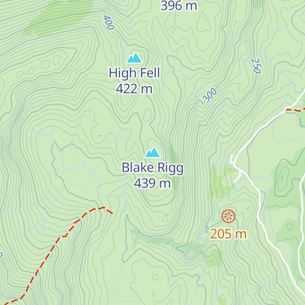 Map of Blake Rigg