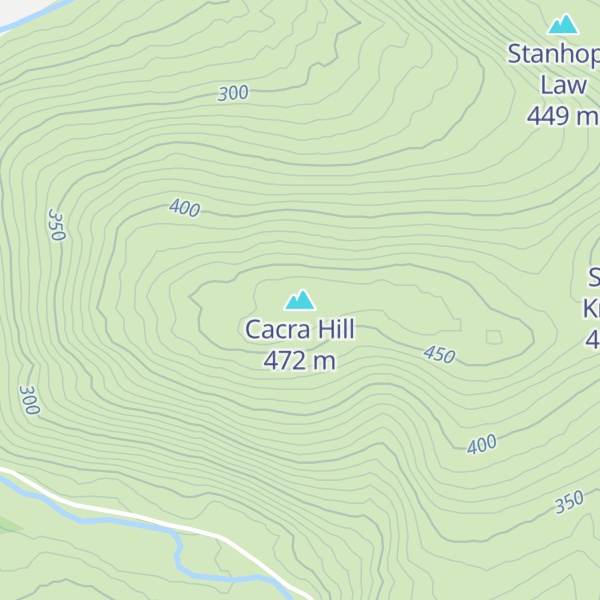 Map of Cacra Hill