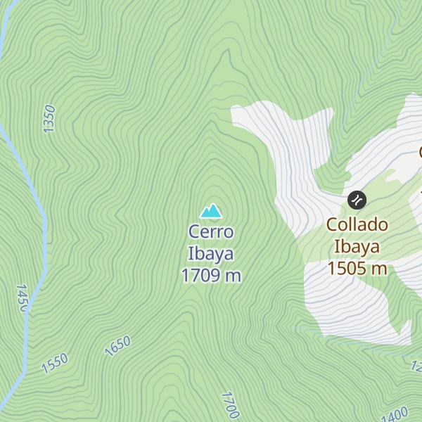 Map of Cerro Ibaya