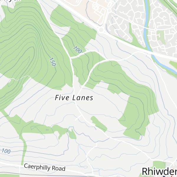 Map of Fox Hill