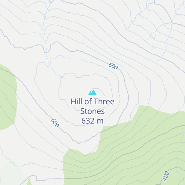 Map of Hill of Three Stones