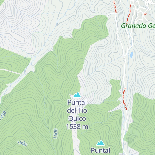 Map of Casa Forestal la Peña