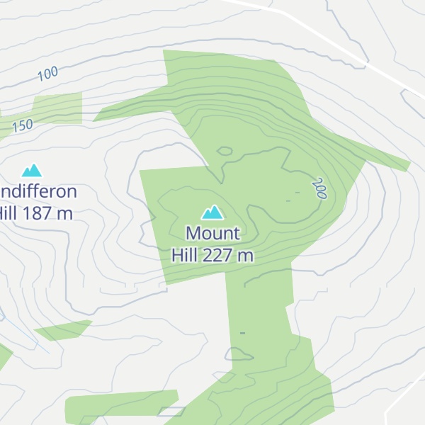 Map of Mount Hill
