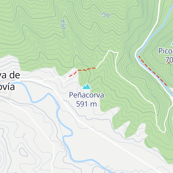 Map of Peñacorva