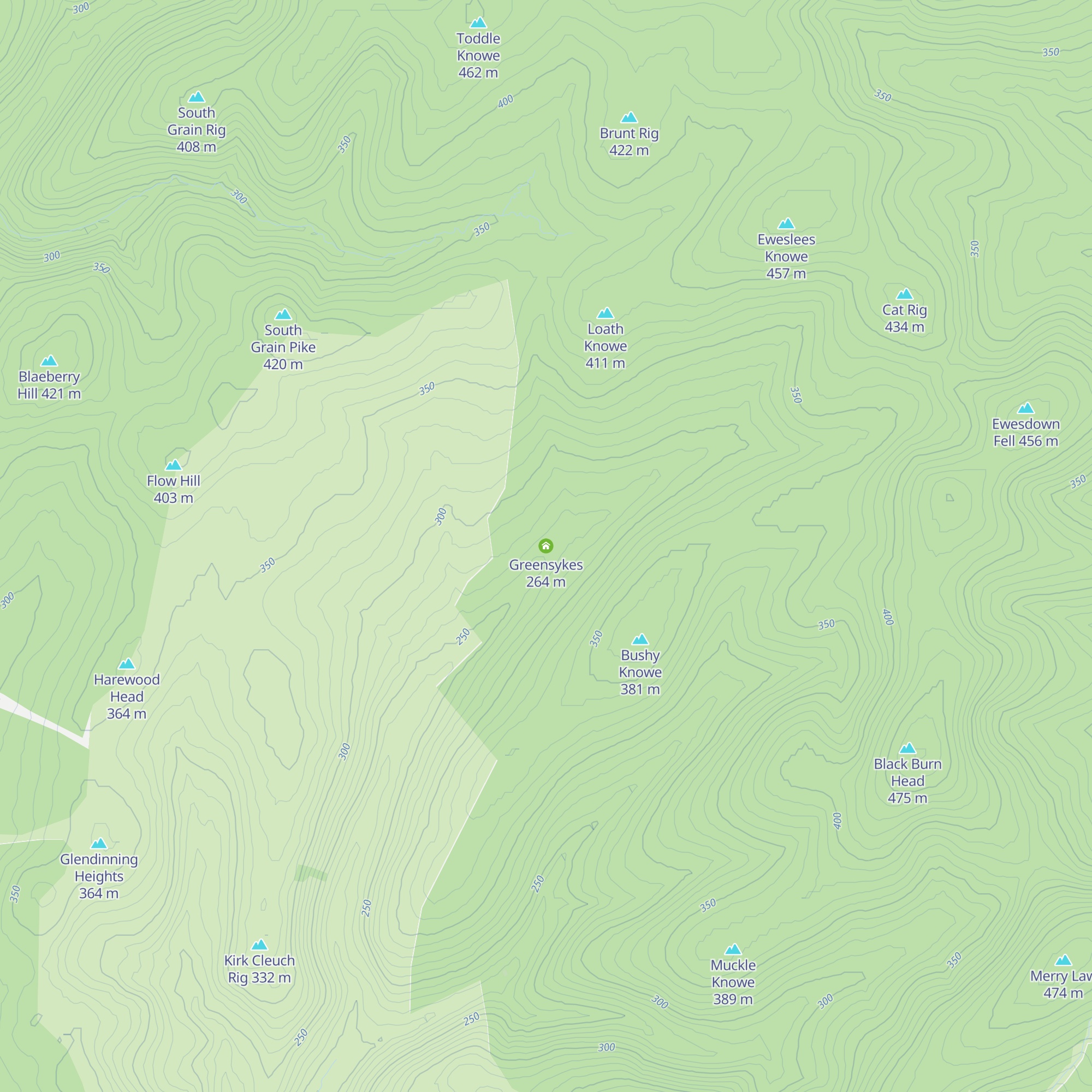 Greensykes map