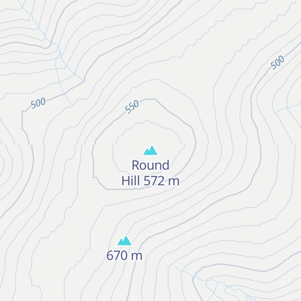 Map of Round Hill