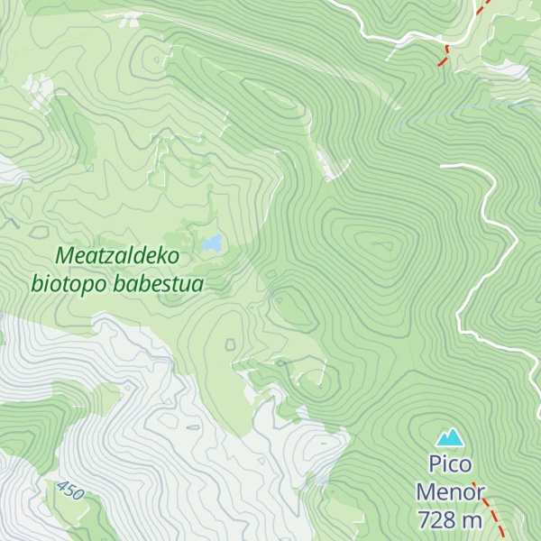 Map of Peña Obieta