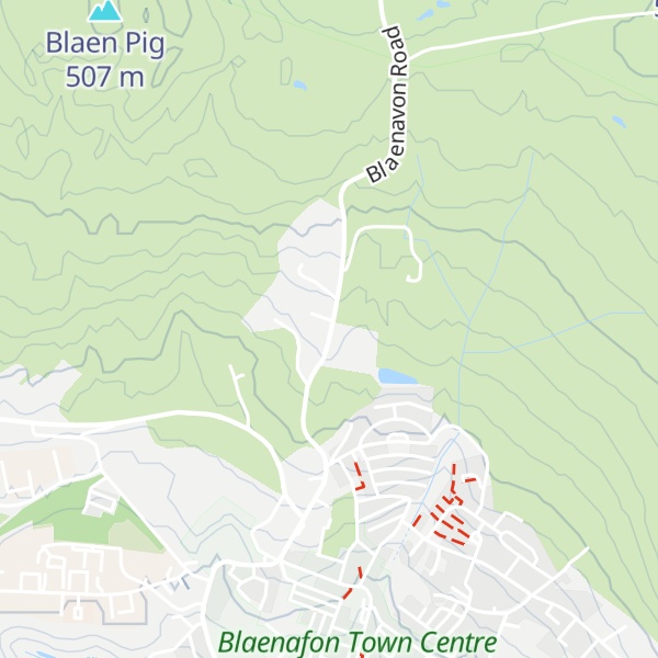 Map of Bunkers Hill