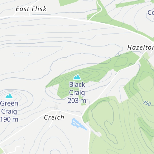 Map of Black Craig
