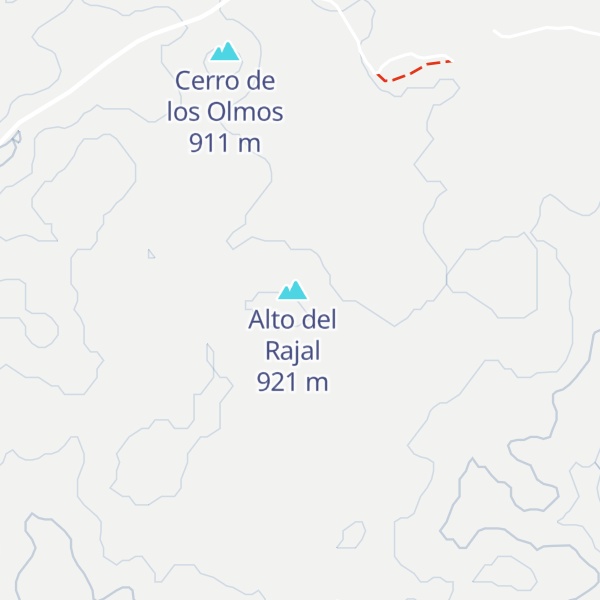 Map of Cerro de las Lumbres