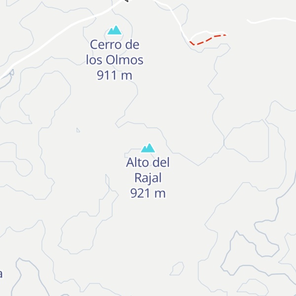Map of Alto del Rajal