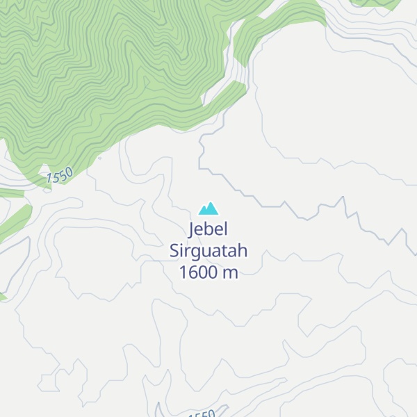 Map of Jebel Sirguatah