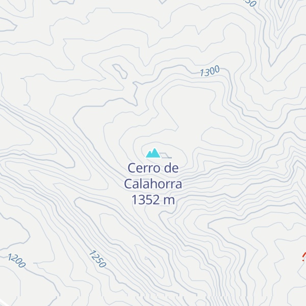 Map of Cerro de Calahorra