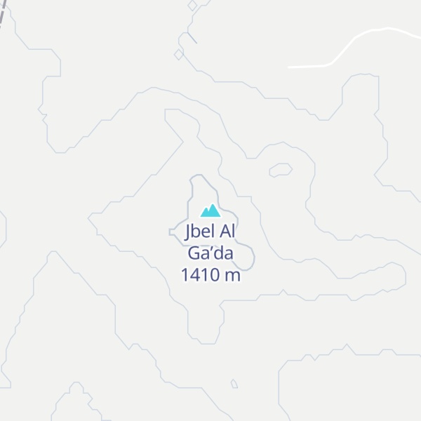 Map of Jbel Al Ga’da