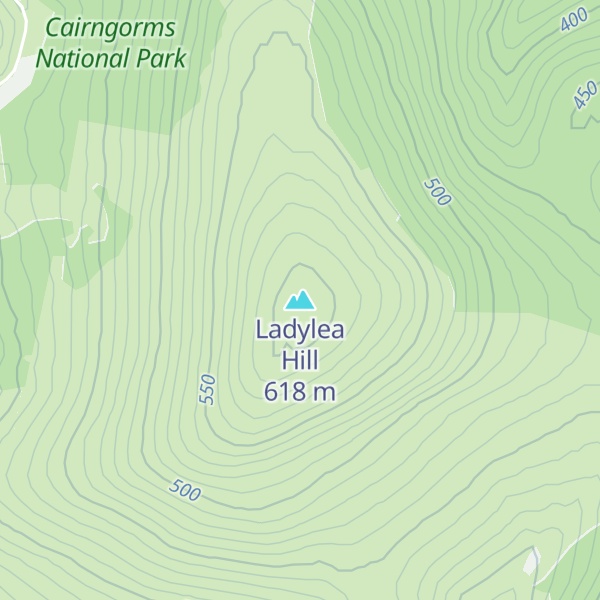 Map of Ladylea Hill