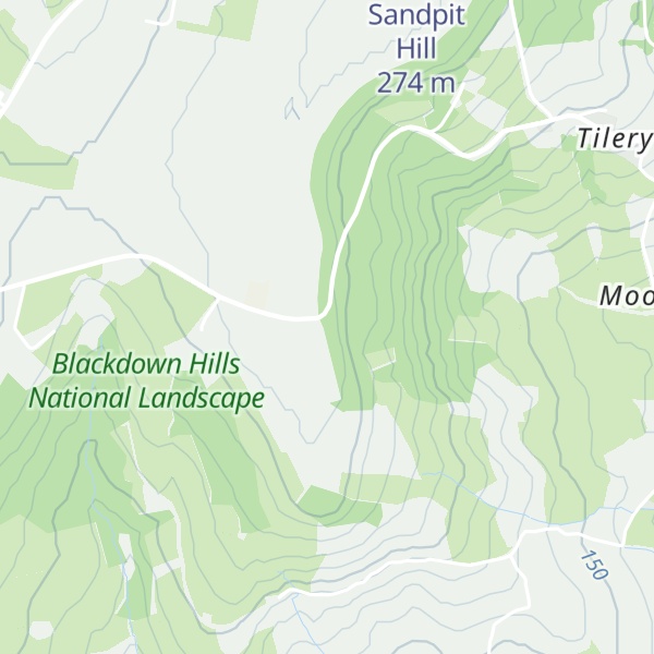 Map of Broadley Hill