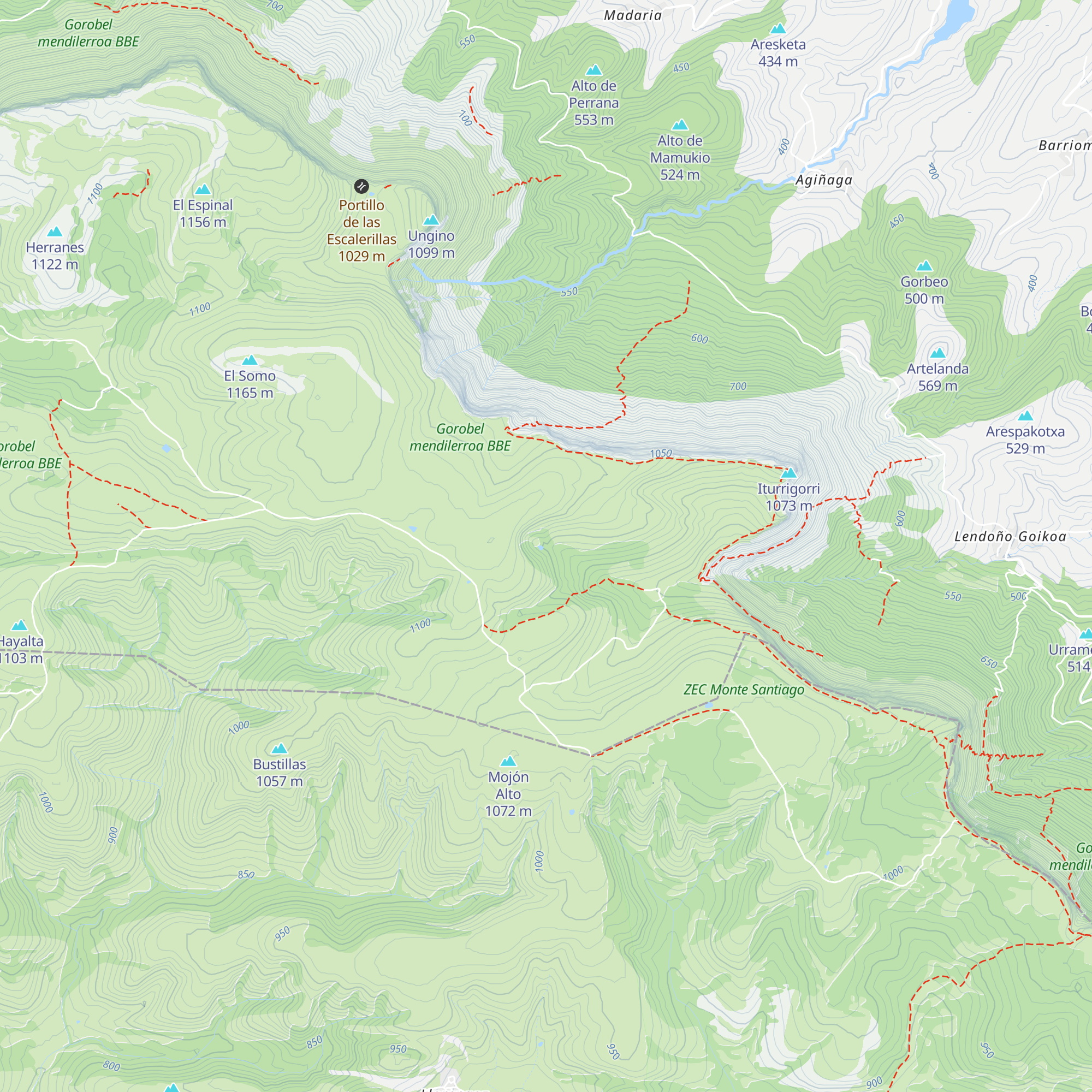 Goizale map