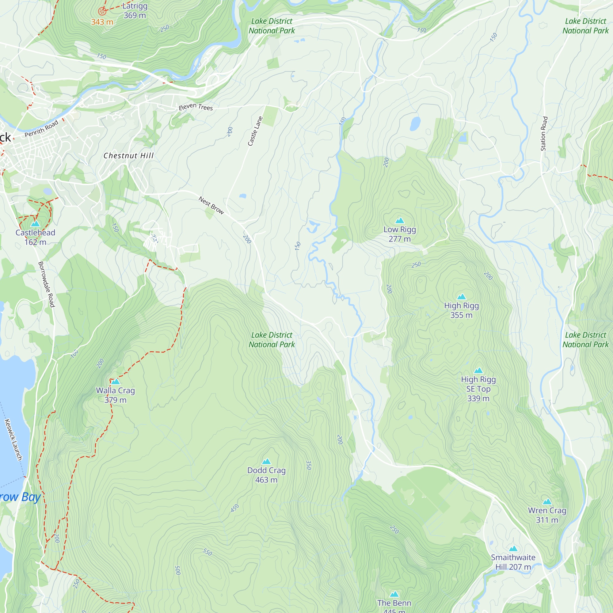 Causeway Foot map