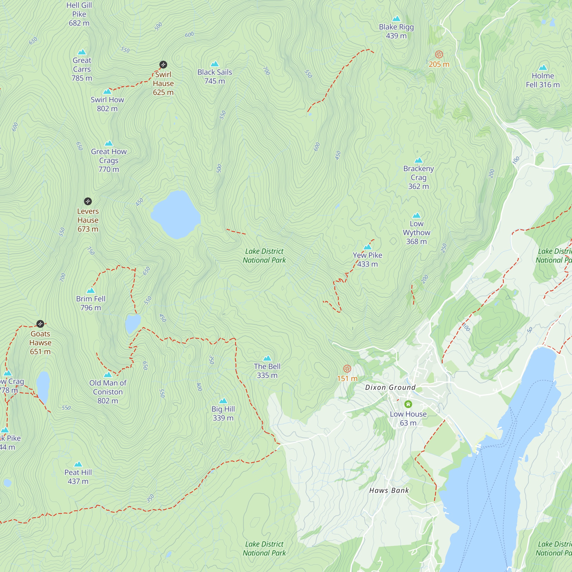 Coppermines Cottage map
